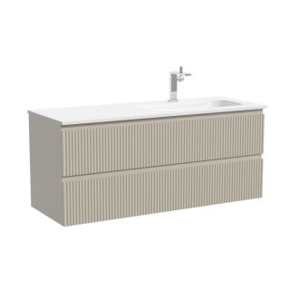 Тумба подвесная под раковину Sancos Snob R SNR120RCE правая 120 см Beige Soft